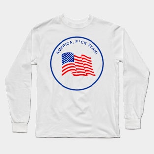 America F*ck Yeah USA USA Long Sleeve T-Shirt